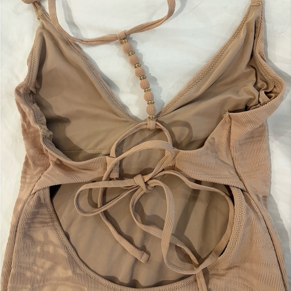 Aerie Tan One Piece swimsuit - Picture 3 of 4
